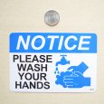 画像3: アメリカンステッカー 手を洗いましょう Notice Please Wash Hands  (3)