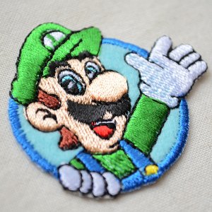 画像2: シールワッペン スーパーマリオ ルイージ