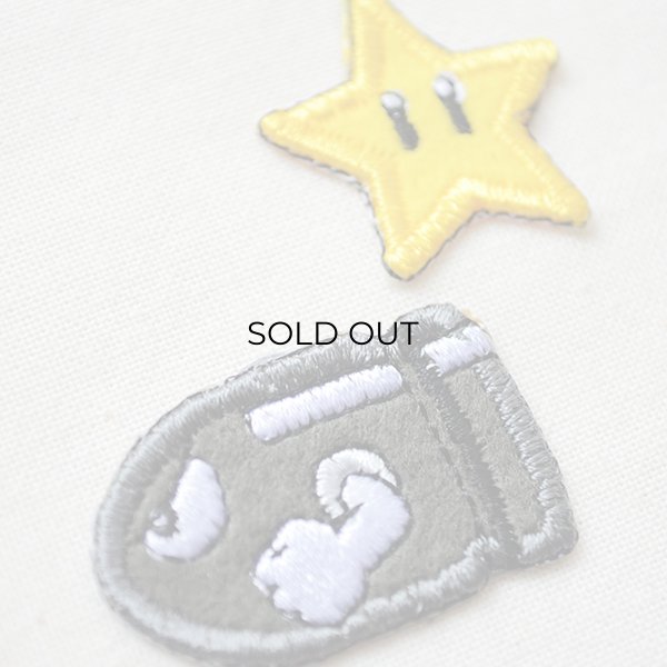 画像2: シールワッペン スーパーマリオ スーパースター/キラー(2枚組) (2)