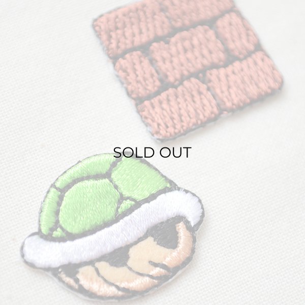 画像2: シールワッペン スーパーマリオ レンガブロック/ミドリこうら(2枚組) (2)