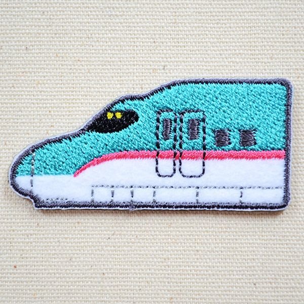 画像1: 鉄道/電車 トレインシールワッペン E5系はやぶさ (1)