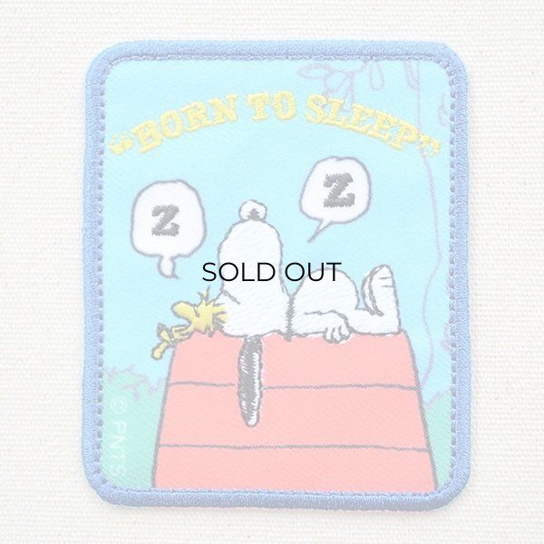 画像1: シールワッペン スヌーピーヴィンテージ ドッグハウス (S02Y2433) (1)