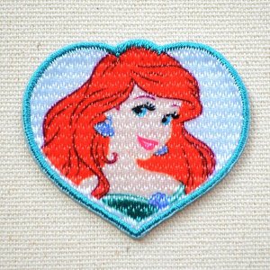 画像1: シールワッペン ディズニープリンセス アリエル
