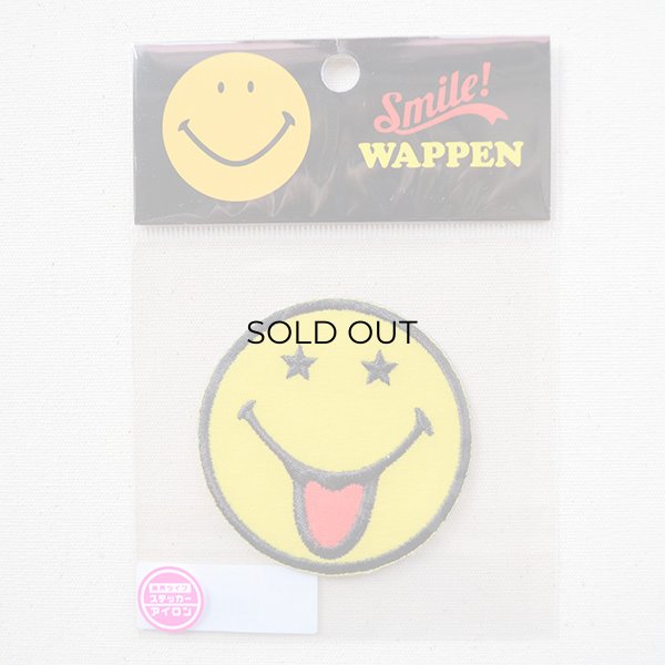 画像4: ワッペン スマイリーフェイス(スターフェイス) (4)