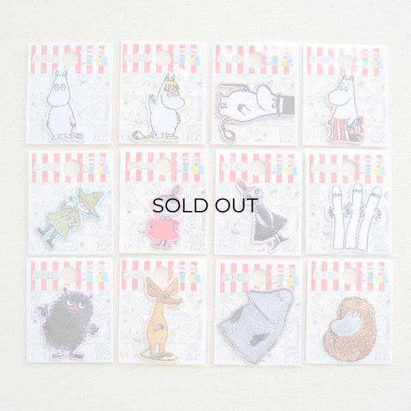 画像5: ムーミン ワッペン（立ち姿）2WAY シール・アイロン両用 刺繍 キャラクター アップリケ 北欧 グッズ ミニ 入園 入学 準備 M01Y2518 (5)