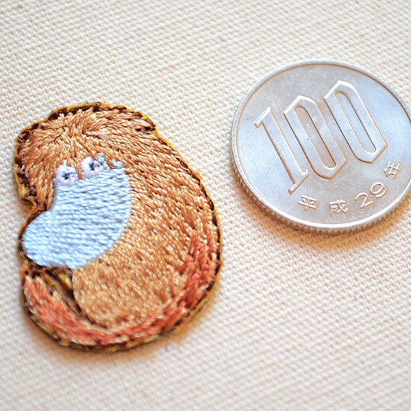 画像2: ワッペン ご先祖さま ミニ (M01Y2529) (2)