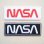 画像1: ロゴワッペン NASA ナサ(2枚組) (1)