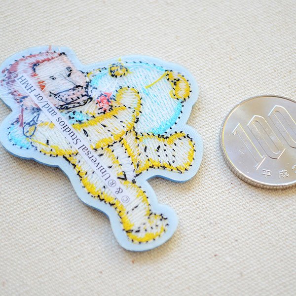 画像3: ワッペン おさるのジョージ アストロノーツ S アイロン シール おしゃれ 大人 (3)