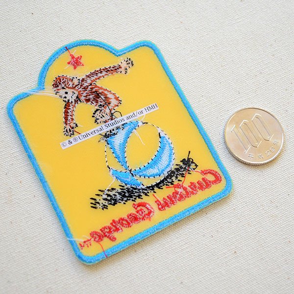 画像3: ワッペン おさるのジョージ ボール アイロン シール おしゃれ 大人 (3)