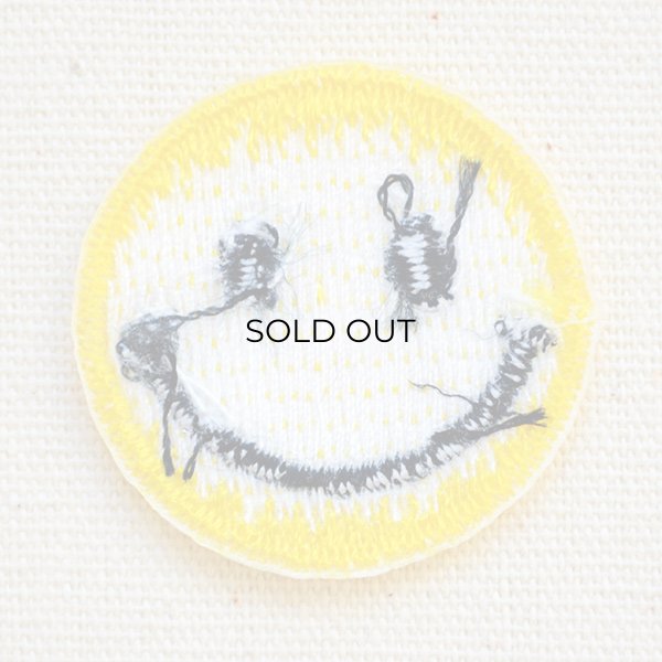 画像2: ミニワッペン スマイルマーク/スマイリーフェイス(スタンダード) (2)