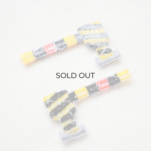 画像3: 鉄道/電車 トレインミニワッペン 遮断機 (3)