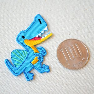 画像2: ワッペン へなちょこZOO(恐竜/スピノサウルス)