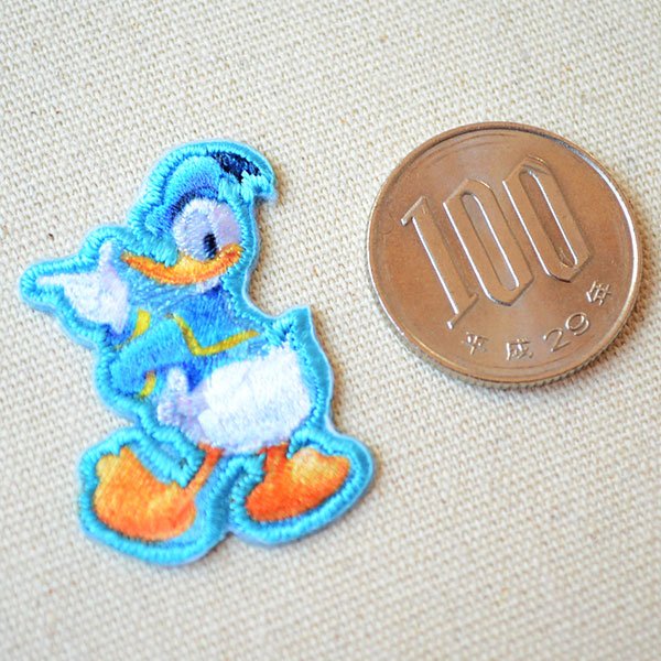 画像2: ワッペン スタンダード ドナルドダック ミニ (2)