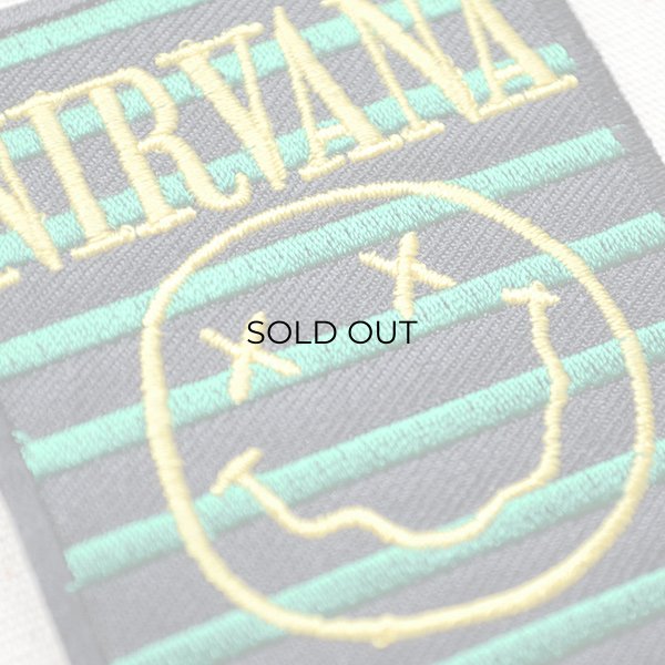 画像2: 音楽ワッペン ニルヴァーナ/NIRVANA(ボーダー) (2)