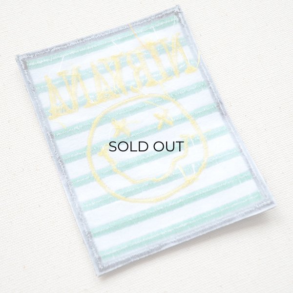 画像3: 音楽ワッペン ニルヴァーナ/NIRVANA(ボーダー) (3)