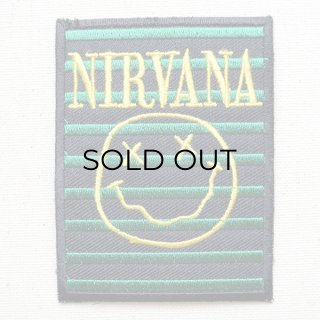音楽ワッペン ニルヴァーナ/NIRVANA(ボーダー) | ワッペン・アップリケ