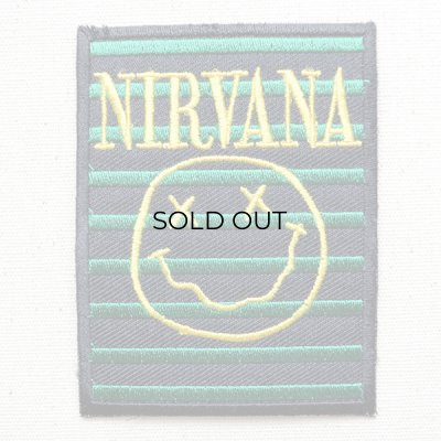 音楽ワッペン ニルヴァーナ/NIRVANA(ボーダー) | ワッペン・アップリケ