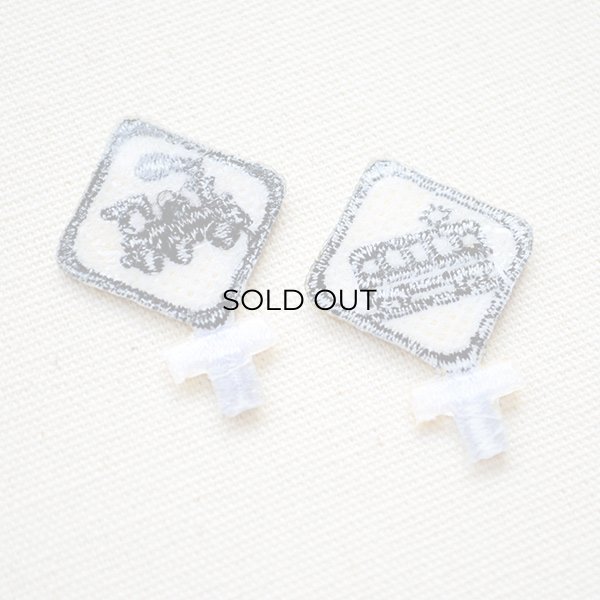 画像3: 鉄道/電車 トレインミニワッペン 標識 (3)