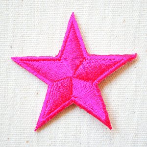 画像1: ワッペン 星/スター Star(ピンク)