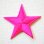 画像1: ワッペン 星/スター Star(ピンク) (1)