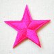 ワッペン 星/スター Star(ピンク)