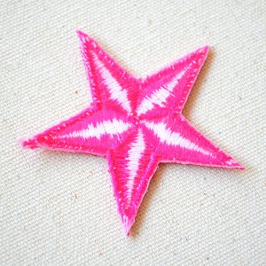 画像3: ワッペン 星/スター Star(ピンク)