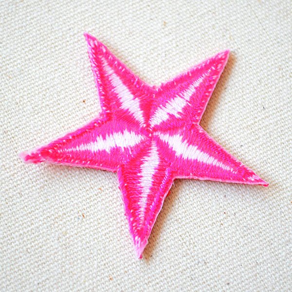 画像3: ワッペン 星/スター Star(ピンク) (3)