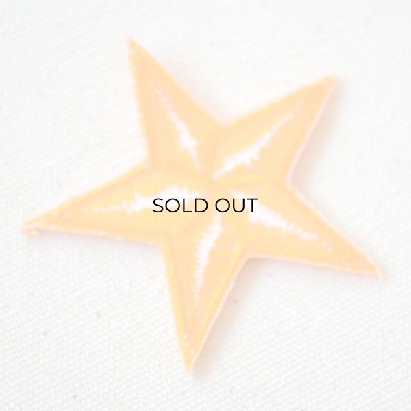 画像3: ワッペン 星/スター Star(オレンジ) (3)