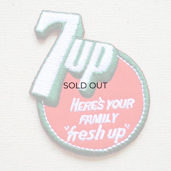画像1: ロゴワッペン 7up セブンアップ (1)