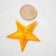 画像2: ワッペン 星/スター Star(オレンジ) (2)