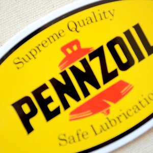 画像2: ステッカー/シール ペンズオイル Pennzoil