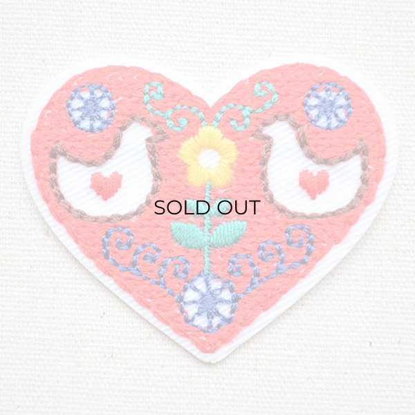 画像1: ワッペン リンリンエミリー (ハート) (1)