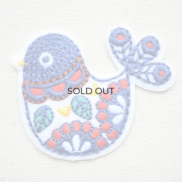 画像1: ワッペン リンリンエミリー (鳥) (1)