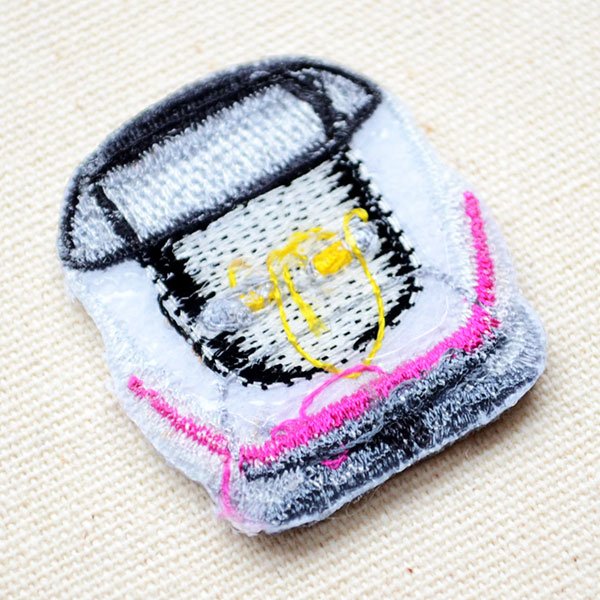 画像3: 鉄道/電車 トレインミニワッペン E3系こまち (3)