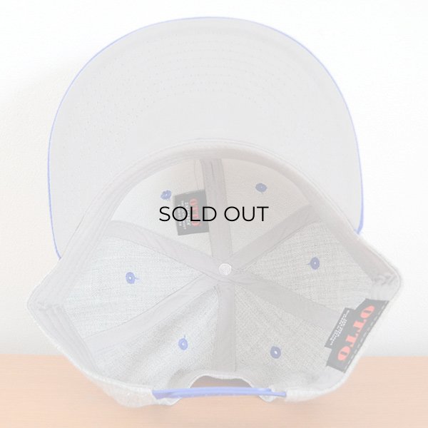 画像6: 帽子/キャップ オットー Otto フラットバイザー ヘザーウールブレンド(ロイヤルブルー×ヘザーグレー) *メール便不可 (6)