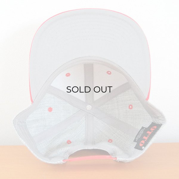 画像6: 帽子/キャップ オットー Otto フラットバイザー ヘザーウールブレンド(レッド×ヘザーグレー) *メール便不可 (6)