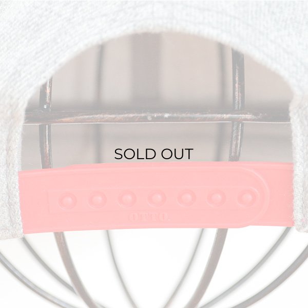 画像5: 帽子/キャップ オットー Otto フラットバイザー ヘザーウールブレンド(レッド×ヘザーグレー) *メール便不可 (5)