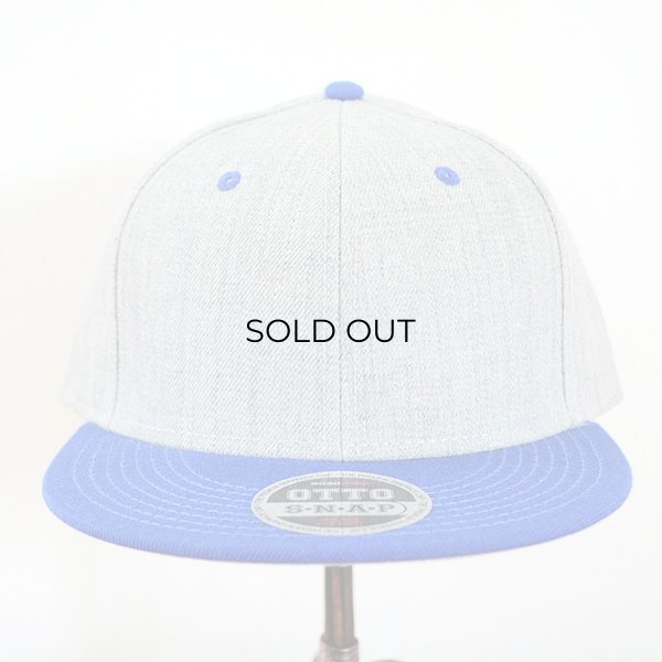 画像2: 帽子/キャップ オットー Otto フラットバイザー ヘザーウールブレンド(ロイヤルブルー×ヘザーグレー) *メール便不可 (2)