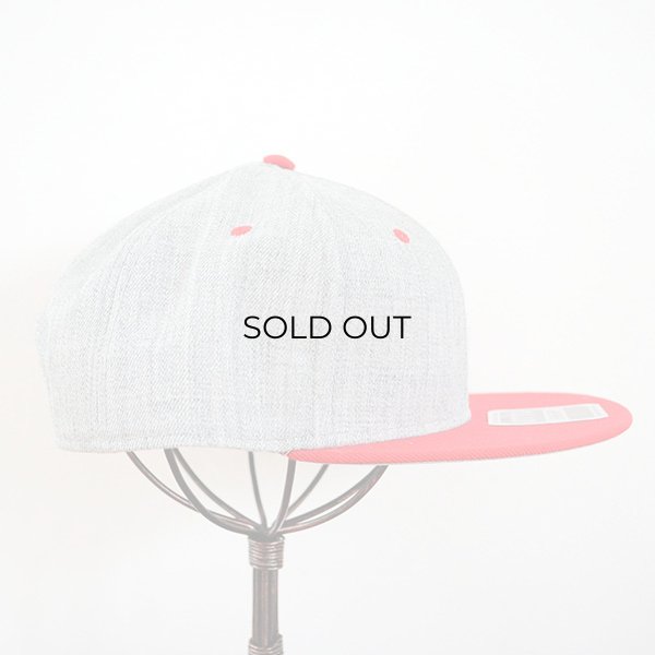 画像4: 帽子/キャップ オットー Otto フラットバイザー ヘザーウールブレンド(レッド×ヘザーグレー) *メール便不可 (4)