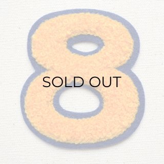 シニールワッペン 8(オレンジ/ネイビー) | ワッペン・アップリケ