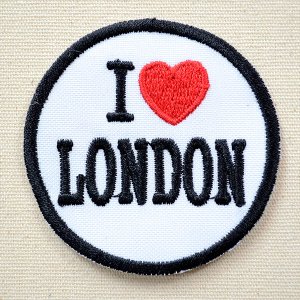 画像1: ワッペン I LOVE LONDON アイラブロンドン