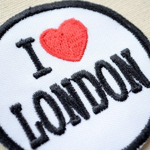 画像2: ワッペン I LOVE LONDON アイラブロンドン