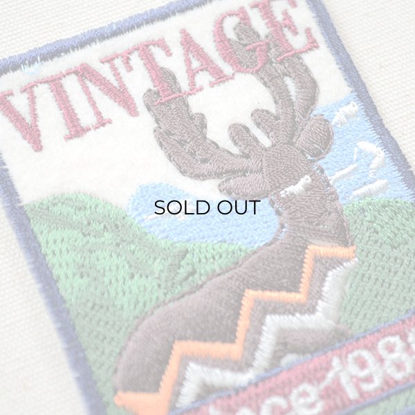 画像2: アウトドアワッペン VINTAGE(シカ) (2)