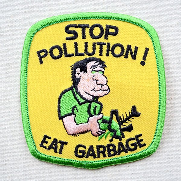 画像1: アメリカンワッペン STOP POLLUTION (1)