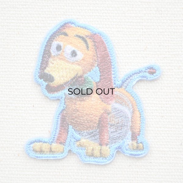 画像1: ワッペン トイストーリー スリンキードッグ ミニワッペン (1)