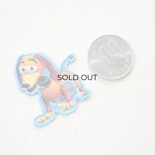 画像2: ワッペン トイストーリー スリンキードッグ ミニワッペン (2)