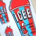 画像2: ステッカー/シール ICEE CUP(レッド) (2)
