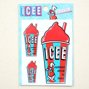 画像3: ステッカー/シール ICEE CUP(レッド)