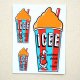 ステッカー/シール ICEE CUP(オレンジ)