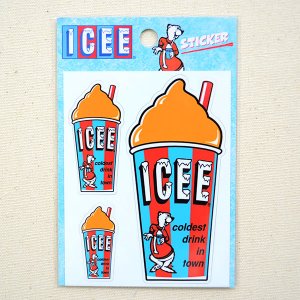 画像3: ステッカー/シール ICEE CUP(オレンジ)